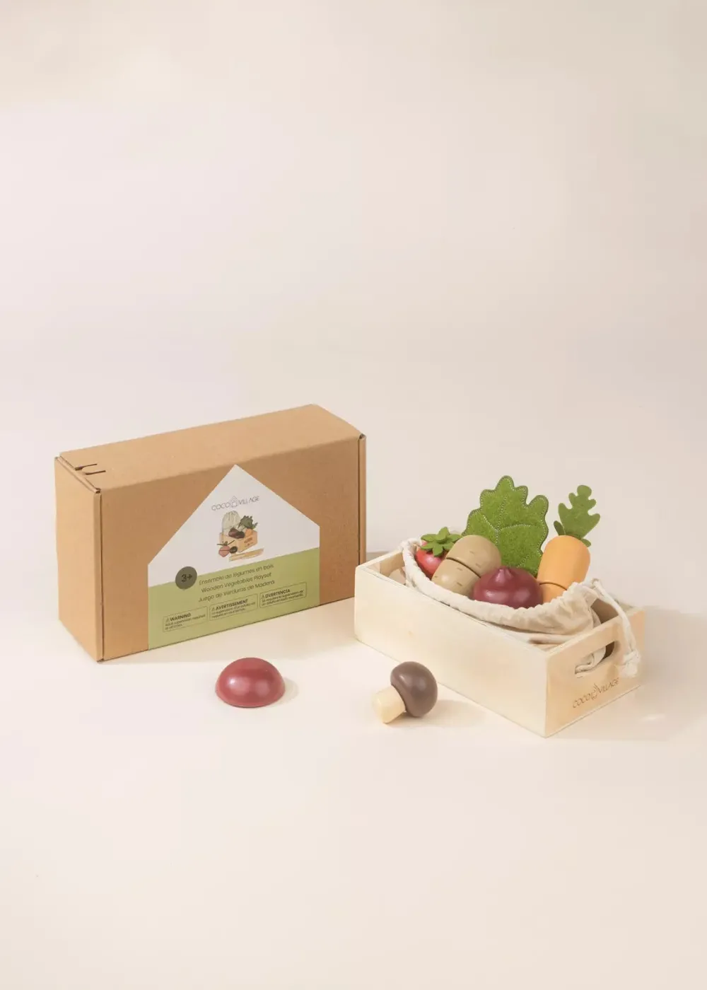 Coco Village Wooden Vegetables Playset