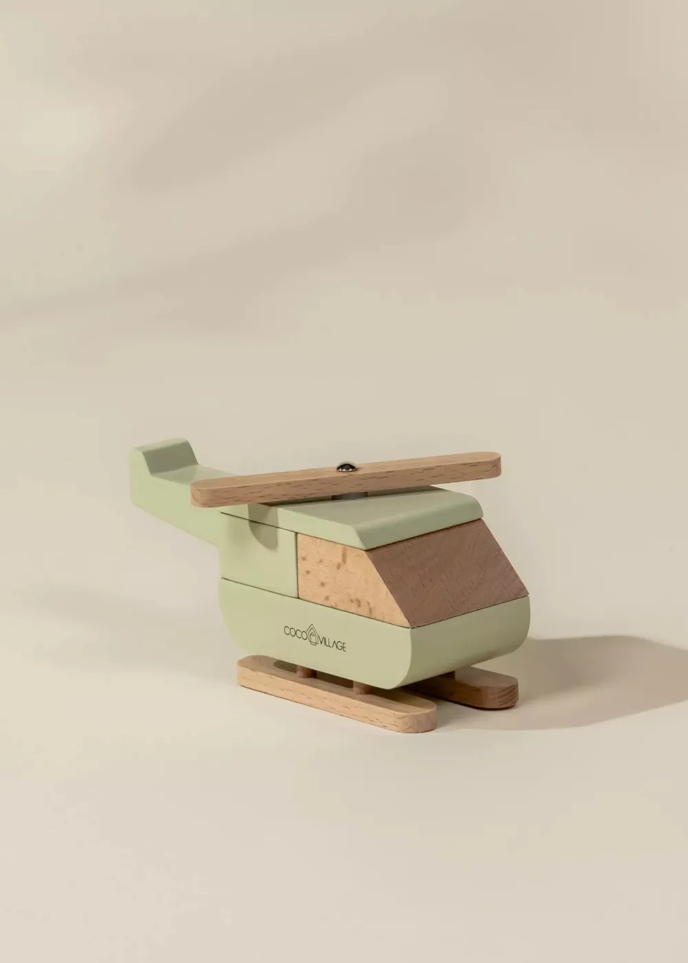 Coco Village Wooden Vehicle - Helicopter