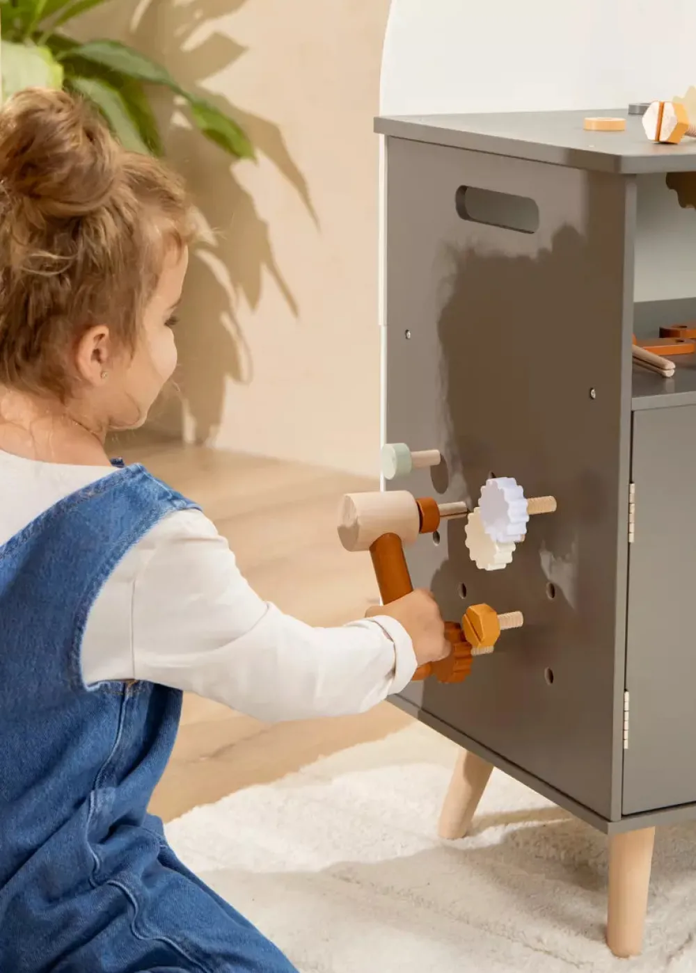 Coco Village Wooden Workbench Playset